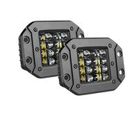 Car Headlight Covers 2x 5 Flush Mount LED Work Light Bar Off Road 12V 24V 40W Spot Beam Pods For Car Truck Atv For Jeep Headlight Lampshade(2 pcs)