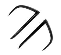Car Headlight Eyebrow Cover Car Front Fog Light Blade Trim Eyebrow for Model Y 2019-2023 ABS Lamp Decorate Bumper Cover Sticker