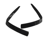 Car Headlight Eyebrow Cover Front Bumper Air Trim Fog Light Eyebrow For Q5 RS SQ5 2020-2024 Lamp Splitter Spoiler Fangs Cover
