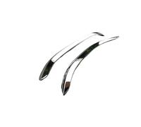 Car Headlight Eyebrow Cover Front Bumper Fog Lamps Lights Eyebrow Eyelid Decor Strip Cover Trim For VEZEL For HR-V 2014-2017