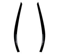 Car Headlight Eyebrow Eyelids Decoration Stickers For Tiguan MK1 2011 2012 2013-2016 Auto Accessories Styling Refit Exterior Accessories(Gloss Black)