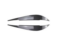 Car Headlight Eyebrow For BMW 4 Series F32 F33 2013-2018 2019 2020 Front Headlight Eyebrow Eyelid Trim Car Styling Glossy Black Exterior Part Headlight Eyebrow Eyelids Trim Cover(Carbon Look)