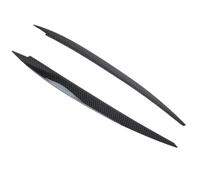 Car Headlight Eyebrow For VW For GOLF 7 MK7 For GTI Head Lamp Light Eyebrows Accessories Car Headlight Adjustment Cover Sticker Headlight Eyelid(Carbon fiber)