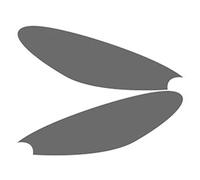 Car Headlight Eyebrows 2 Pcs Car Headlight Protective Film Front TPU Sticker Fit For Porsche 911 718 Cayenne Panamera Macan Taycan(E)