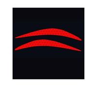 Car Headlight Eyebrows 2pcs/1pair Car Headlight Eyebrow Reflective Stickers Auto Front Light Decoration Night Driving Safety Warning