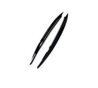 Car headlight eyebrows 2Pcs Car Headlight Eyebrow Eyelids Cover Trim Fit For VW Golf 7 VII GTI GTD GTE R MK7 Car Exterior Decoration(Black)
