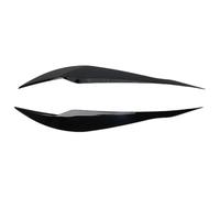 Car Headlight Eyebrows Eyelid Spoiler 2pcs F30 Headlight Cover Eyelid Gloss Black Eyebrow ABS Plastic Replacement Fit For BMW F30 Saloon 2012-2018 40x5x5cm