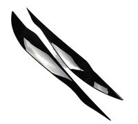 Car Headlight Eyebrows Eyelid Spoiler Fit For BMW F30 F31 2Pcs ABS Headlight Evil Eyebrows Eyelids 340i 340d 335i 330i 320i 320d 328i 330d 2012-2019(Gloss Black 1 Pair)