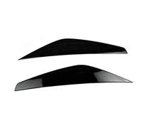 Car Headlight Eyebrows Eyelid Spoiler for Ford Escape Kuga Maverick 2017-2020 Front Headlight Lamp Cover Strip Eyebrow Trim Sticker Resin