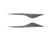 Car Headlight Eyebrows Fit For Ford Mondeo MK4 2007-2013 Car Headlight Eyebrows Eyelid Cover Trim Piano Black Sticker Exterior