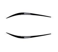 Car Headlight Eyebrows For BMW 3 Series G20 2019+ | 320i 325i 330i Headlight Eyebrow Decorative Car Sticker Modification(Piano black)
