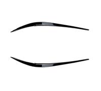 Car Headlight Eyebrows For BMW 3 Series G20 G21 | 320i 325i 330i 2019-2023+ Sedan / Touring Car Front Headlights Eyebrow Eyelids Sticker Decorative(Gloss Black)