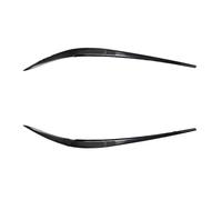 Car Headlight Eyebrows For BMW 3 Series G20 G21 | 320i 325i 330i 2019-2023+ Sedan / Touring Car Front Headlights Eyebrow Eyelids Sticker Decorative(Carbon Look)