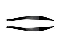 Car Headlight Eyebrows For BMW F10 F11 5 Series 520i 520d 523i 525d 525i 530i 530d M550i M5 2010-2016ABS Headlight Eyebrows Eyelid 2pcs Front Headlight Eyebrow (Color : Pre-Lci 2010-2014.)