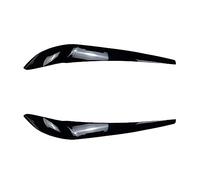 Car Headlight Eyebrows For BMW For X3 F25 For X4 F26 2014-2017 Glossy Black Car Headlight Eyebrow Trim Front Headlamp Eyelid Head Light Lamp Cover Brow Sticker Headlamp Eyebrow (Size : Carbon Fiber L