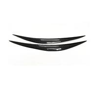 Car Headlight Eyebrows For Infiniti FX37 FX35 FX50 2009-2013 Headlight Eyebrow Trim Carbon Fiber Car Front Head Light Lamp Cover Brow Headlamp Eyelid Headlamp Eyebrow