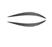 Car Headlight Eyebrows For Q50 2014-2019 Carbon Fiber Headlight Eyebrows Eye Lid Cover Trim Stickers Car Styling Dropshipping Headlamp Eyebrow