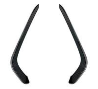 Car Headlight Eyebrows For VW For Passat B8 2016-2019 Front Bumper Spoiler Lip Blade Lower Grille Fog Lamp Light Car Sticker Gloss Black(Glossy Black)