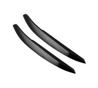 Car Headlight Eyebrows For VW For Polo Mk5 6R 6C 2010 2011 2012 2013 2014 2015 2016 2017 Glossy Black Car Headlight Lamp Eyebrow Eyelid Trim Cover 2Pcs(Headlight trim)