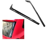 Car Headlight Eyebrows For VW For Polo Mk5 6R 6C 2010 2011 2012 2013 2014 2015 2016 2017 Glossy Black Car Headlight Lamp Eyebrow Eyelid Trim Cover 2Pcs(Rear window trim)