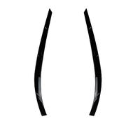Car Headlight Eyebrows For VW For Tiguan MK1 2011 2012 2013 2014 2015 2016 2Pcs Car Headlight Trim Lamp Eyebrow Stickers Gloss Black Body Kits Tuning Headlamp Eyebrow