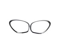 Car Headlight Eyebrows Headlight Eye Lid Car Headlight Ring Bezel Trim Surround Cover Fit For MINI R60 Cooper Countryman 2011-2016 1Pair(Glossy Black)
