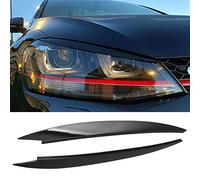 Car Headlight Eyebrows, Headlight Eye Lid, Eyebrow Cover, Eyelids Covers, Replacement for Volkswagen VW Golf 7 GTI MK7 Headlight