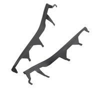 Car Headlight Eyebrows Left & Right One Pair Upper Headlight Cover Strips Replacement Fit For BMW 3 Series E46 02-05(4 Door) Car Headlight Eyelids Lids Eyebrow