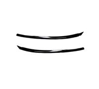 Car Headlight Eyelids For VW For Tiguan MK2 | For 2017-2021 Front Bumper Headlight Eyebrow Fog Lamp Eyelid Strip Cover Tuning ABS Black Decorative(B Gloss Black)