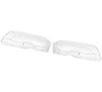 Car Headlight Glass Lens Cover, BTFWM Headlamp Front Headlight Lens Cover, for, E46 2-Door, for M3 1999-2006 Transparent Lampshade Clear Car Headlamp Shell Front Lights(BLACK Left Right)