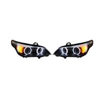 Car Headlight Headlamp For BMW 5 Series For E60 2003-2010 2pc Led Headlights Style Full LED Tail Light Head Lamp DRL Head Lamp Front Light Assembly(With AF*S,For 2007-2010)