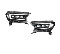 Car Headlight LED Car Headlight Assembly Head Lamp Dynamic Tuning Light DRL Plug And Play Headlights For Ranger 2015 2016 2017 2018 2019 2020 2021 2022(Amber Reflector LHD)(White Reflector RHD)