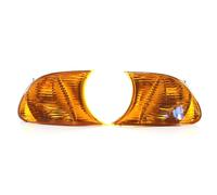 Car Headlight Left Right Turn Signal Blinker Side Corner Light Lamp Front Fog For BMW E46 2-Door 1998 1999 2000 2001 63126904299 63126904300 Headlamp Assembly(Right,White Lens)