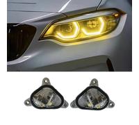 Car Headlight Lemon Yellow Angel Eyes For BMW M2 2 Series DRL Multicolor LED F22 F23 F87 LCI Daytime Running Lights 63117494851 63117494852 Headlights