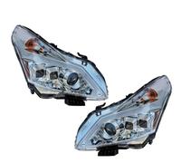 Car Headlight Lenses For Nissan For Skyline V36 2006-2013 Headlights LED DRL Turn Signal High Beam Angel Eye Projector Lens Car Lamp Hoods(Silver No AFS)