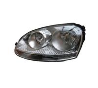 Car Headlight Lenses For VW For Jetta For Sagitar MK5 2006-2011 Car Front Bumper Headlight Head Lamp Signal Driving Light Car Lamp Hoods(6 pin,Black Left)