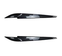 Car Headlight Lid Eyebrows Eyelids Decor Head Light Lamp Cover Trim For X5 X6 F15 F16 2014-2018 Styling Refit Exterior Accessories(Carbon look)