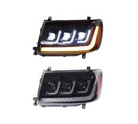 Car Headlight Light Lens Covers For Toyota For Land For Cruiser For LC100 4700 1998-2007 Headlights LED Head Lights Turn Signal Daytime Running Light Assembly Transparent Lampshade