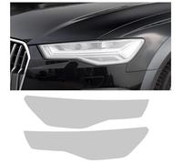Car Headlight Protective Film For audi a6/s6/rs6 2015-2018 2 pcs smoked black tint vinyl transparent tpu sticker