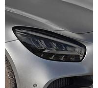 Car Headlight Protective Film Taillight Smoked Black Tint Wrap Vinyl Transparent TPU Sticker, For Mercedes Benz AMG GT C190 R190