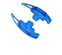 Car Headlight shell Aluminum Alloy Steering Wheel Shift Paddle For Benz For A For B For C For E For CLA For CLS For GLC For GLE Vito Paddle Shifters(Blue)