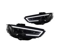 Car Headlight Shell Car Styling Head Lamp For For A3 8V Headlights 2014-2016 LED Headlight Lens DRL Auto Accessories Clear Headlight Cover(Right Hand Drive,Halogen)