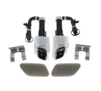 Car Headlight Washer Compatible With Infiniti For J50 EX35 EX37 EX25 Front Headlight Washer Nozzle Headlamp Cleaning Spray Pump Cover Cap 286421BF0A(SET)