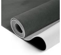 Car Headliner Fabric DIY Self Adhesive Suede 203/216/229/305x152cm for Truck RV SUV Interior Trim Protect Aging Broken Faded(Deep Grey,229x152cm)