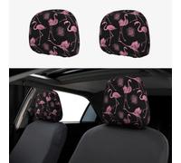 Car Headrest Cover 2 Pcs - High-grade Polyester Throw Pillow Protector