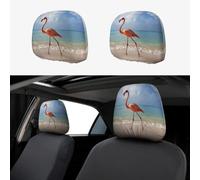 Car Headrest Cover 2 Pcs - High-grade Polyester Throw Pillow Protector