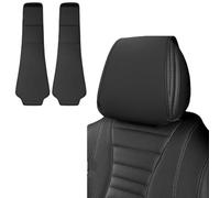 Car Headrest Cover for Audi S5 2door 2017-2023, Head Rest Protector Leather Front Seat Decoration Cover Car Accessories,Black a pair