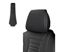 Car Headrest Cover for Buick GL8 2006-2011, Car Seat Headgear Protector Breathable Dustproof Front Seat Rest Decoration Accessories,Black