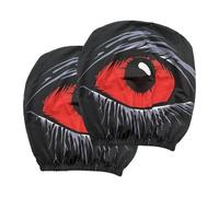 Car Headrest Covers | 1 Pair Expressive Eyes Car Interior Protectors | Interior Decoration for Pickups Vehicles | Daily Driving Road Trip Camping