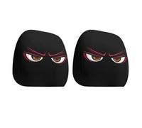 Car Headrest Covers 2 Pack Funny Spoof Car Seat Headgear Halloween Headrest Covers Automobile Interior Decor Headgear For Auto Seats Washable Elastic Head Rest Cover (G)